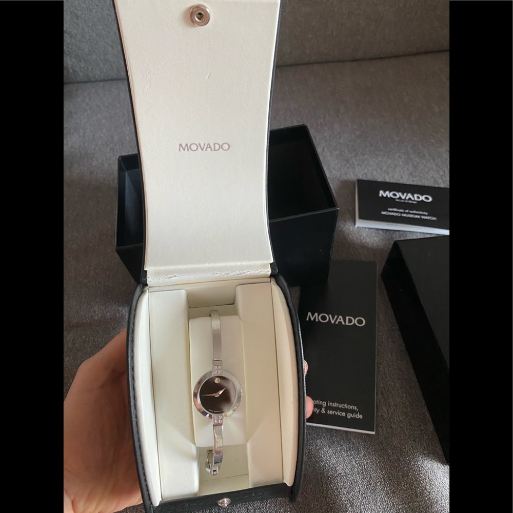 Movado Bela watch with diamond accents